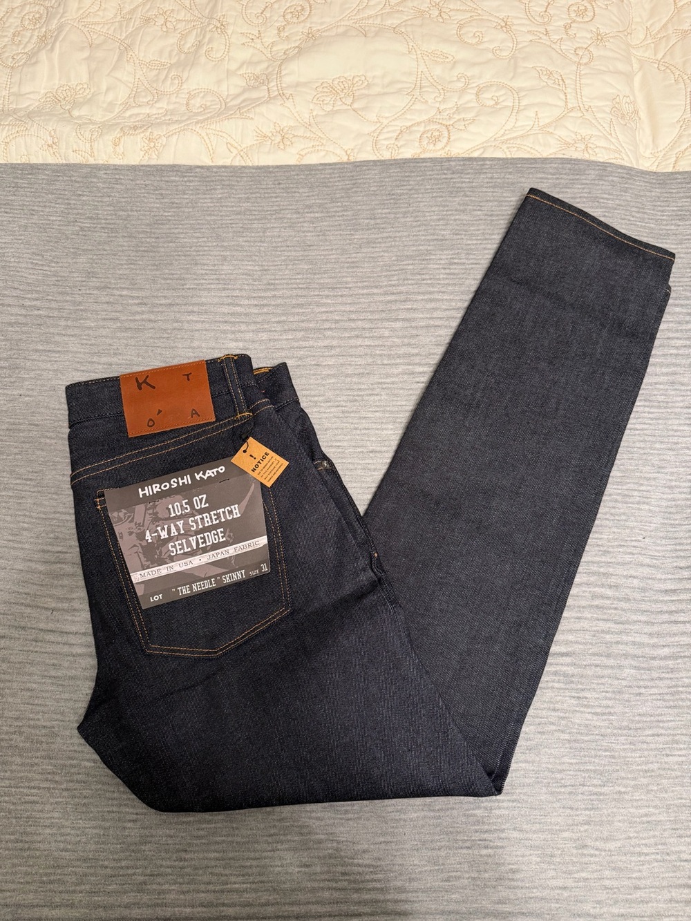 Hiroshi Kato The Needle Skinny jeans NWT